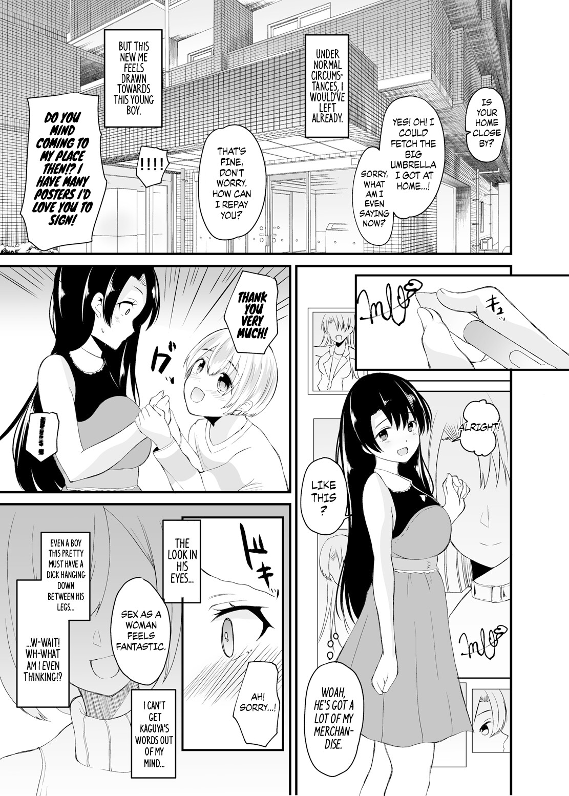 Hentai Manga Comic-Genderbent Idol No-Dating Policy-Read-10